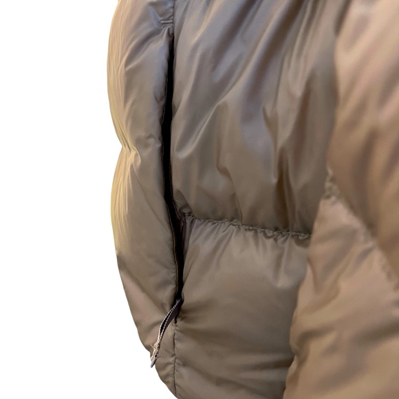 New Athleta Down Jacket Gold. Size S "Packs into its own pocket" - Picture 5 of 14